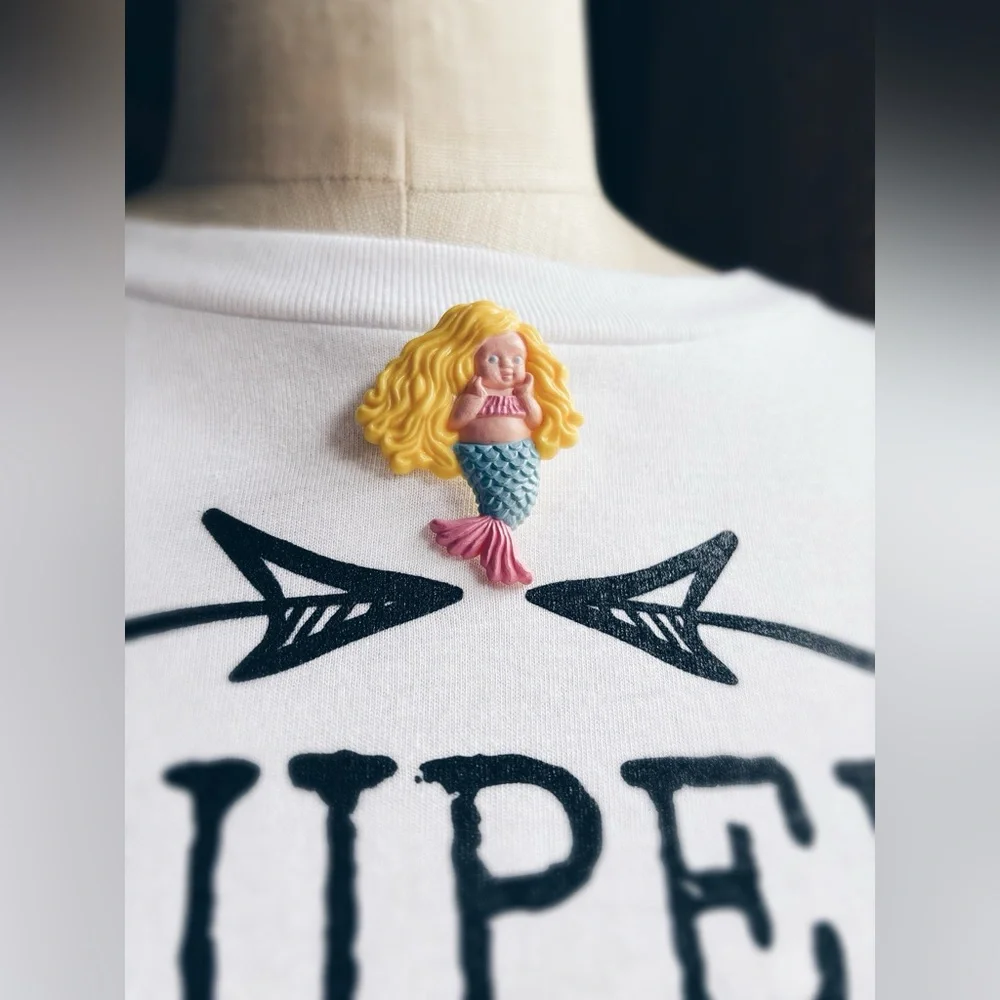 Vintage 1985 Avon Tomy Mermaid Pin | Rare Retro Collector’s Item